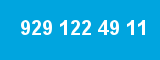 929 122 49 11 929 122 49 11